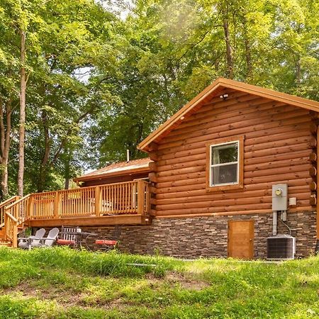 Secluded Wooded Cabin Near The Hocking Hills New Straitsville Exteriör bild