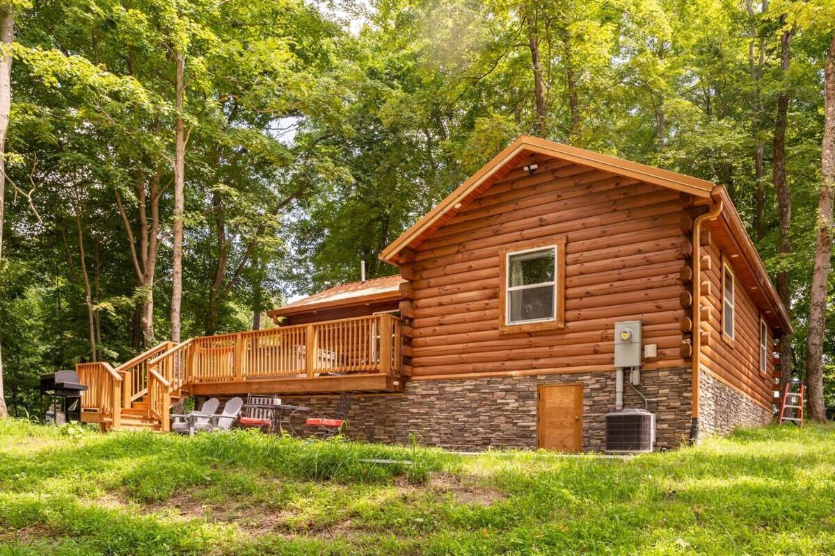 Secluded Wooded Cabin Near The Hocking Hills New Straitsville Exteriör bild